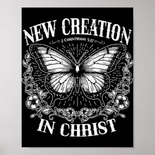 Neue Schöpfung in Christus, Boho-Christen, westlic Poster