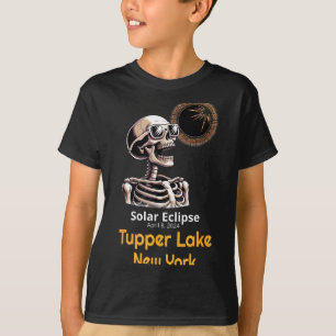 Neue Skelett-Sonnenfinsternis Tupper Lake T-Shirt