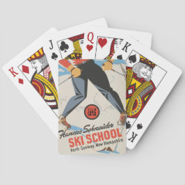 Neue Skischule Hampshire Spielkarten