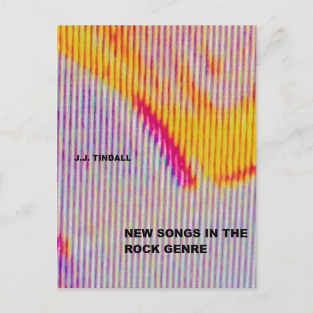 Neue Songs in der Rock Genre Postcard Postkarte (Vorderseite)