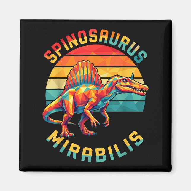 Neue Spinosaurus Mirabilis 2026 Entdeckung Hölle Magnet (Vorne)