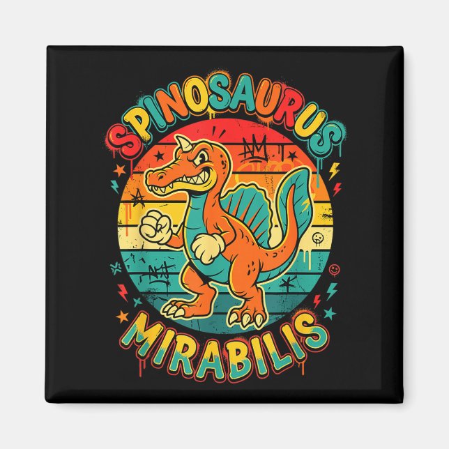 Neue Spinosaurus Mirabilis 2026 Entdeckung Hölle Magnet (Vorne)