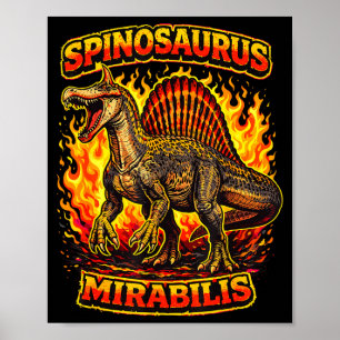 Neue Spinosaurus Mirabilis 2026 Entdeckung Hölle Poster