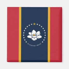 Neue Staatsflagge in Mississipi Magnet