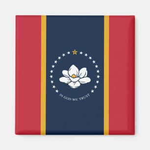 Neue Staatsflagge in Mississipi Magnet