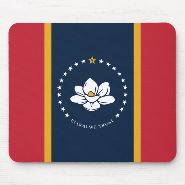 Neue Staatsflagge in Mississipi Mousepad (Vorne)