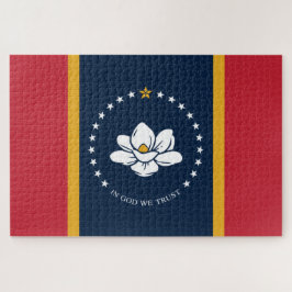 Neue Staatsflagge in Mississipi Puzzle