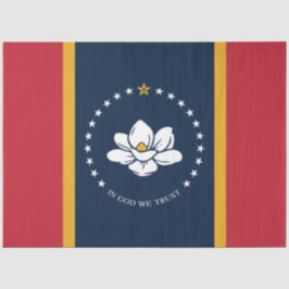 Neue Staatsflagge in Mississipi Seidenpapier