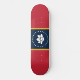 Neue Staatsflagge in Mississipi Skateboard
