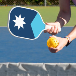 Neue Staatsflagge von Minnesota Pickleball Schläger