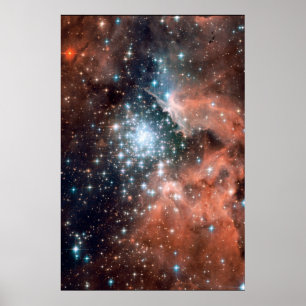 Neue Sterne in NGC 3603 20x30 (20x30) Poster