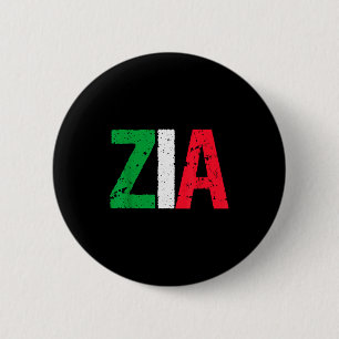 Neue Tante Italienische Zia Italienisch Amerikanis Button