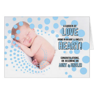 Neue Tante und Onkel Herzlichen Glückwunsch zu Nep