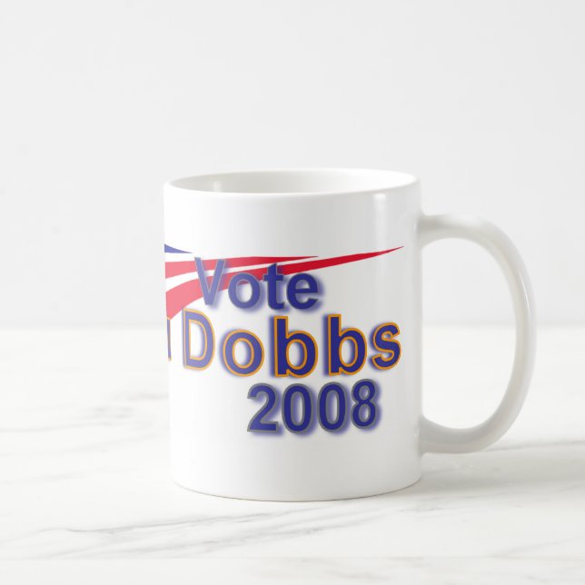Neue Tasse Lou Dobbs im Jahre 2008 (Rechts)