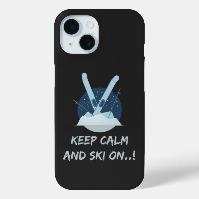 Neue Telefonzelle mit Skidesign Case-Mate iPhone Hülle (Rückseite)