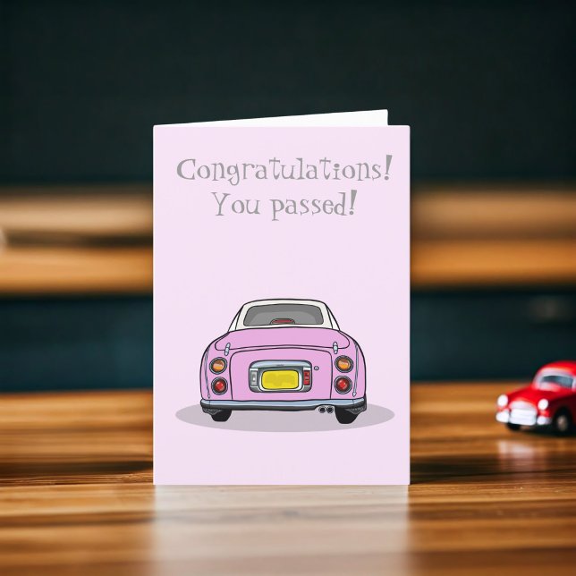 Neue Testkarte für den rosafarbenen Treiber - Grat Karte (Congrats on passing your Driving Test! )