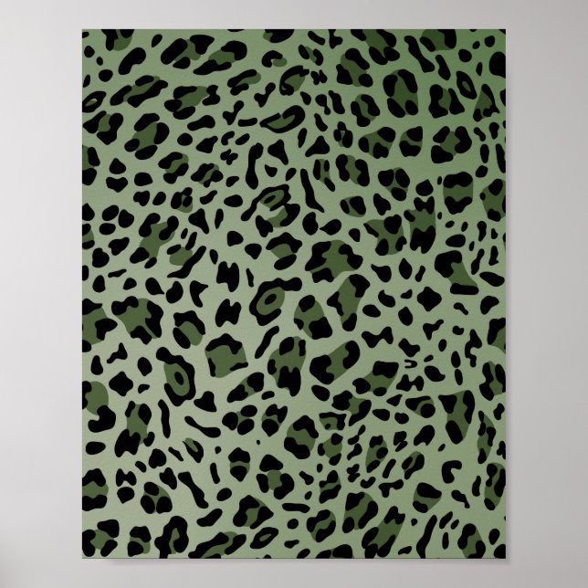 Neue Textur aus Leopard 12 Poster (Vorne)