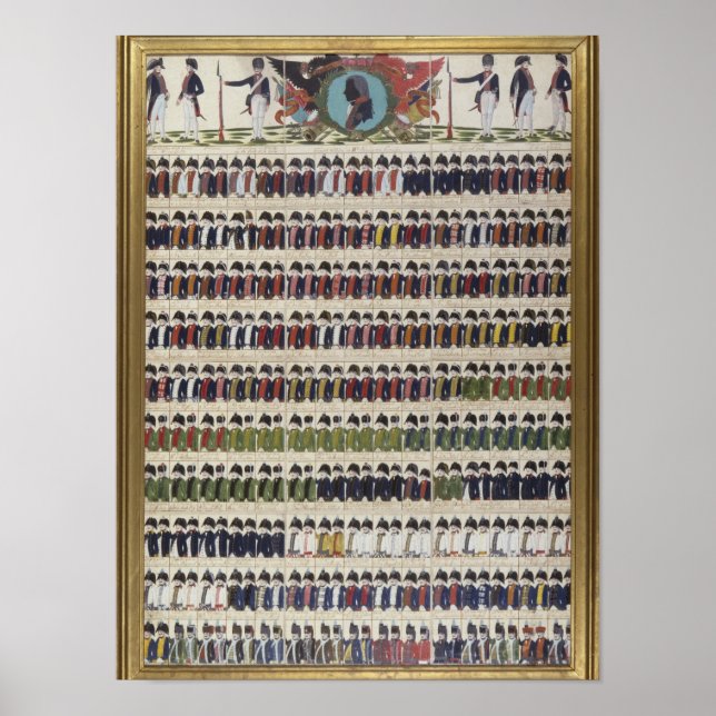 Neue Uniform-Designs für das königlich preußische Poster (Vorne)