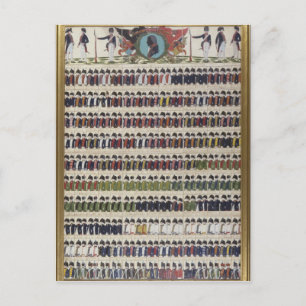 Neue Uniform-Designs für das königlich preußische Postkarte