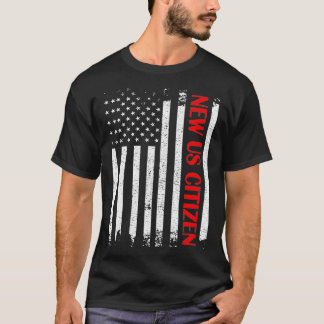 Neue US-Staatsbürgerin Flag US-Staatsbürgerschaft  T-Shirt