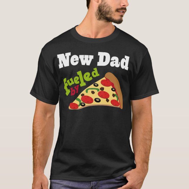 Neue Vater-(lustige) Pizza T-Shirt (Vorderseite)