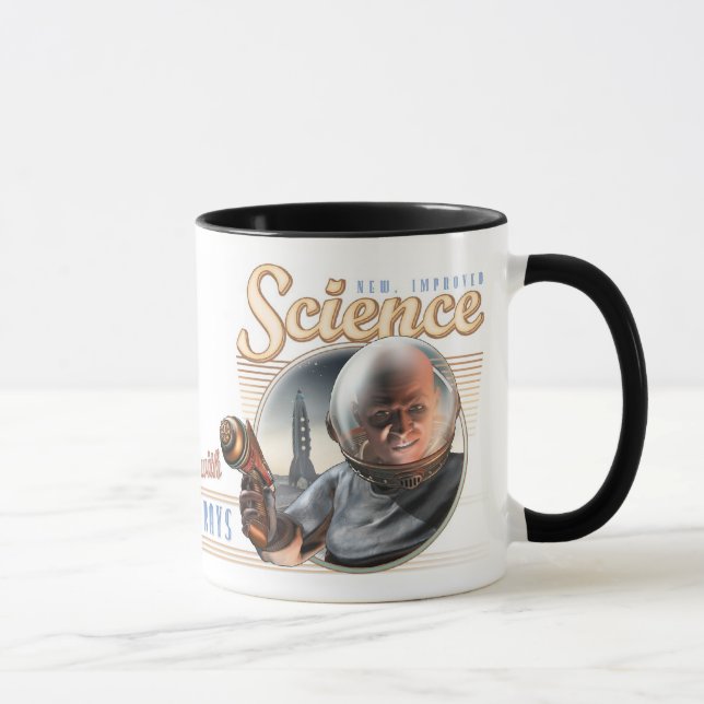 Neue, verbesserte Wissenschaft: Jetzt mit Tasse (Rechts)
