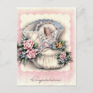 Neue Vintage Anreise Postkarte