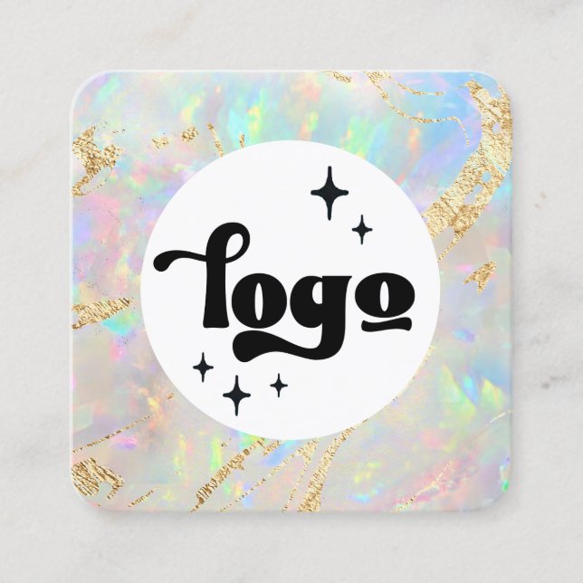 neue Visitenkarte für Opal-Design (Vorderseite)