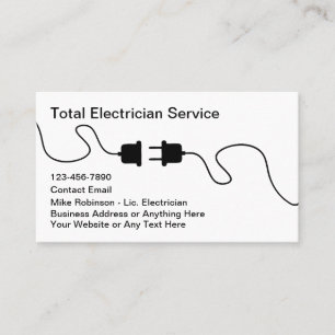 Neue Visitenkarten für Elektrogeräte Visitenkarte