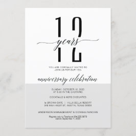 Neue Visitenkarten für Geschäftsjahre Einladung