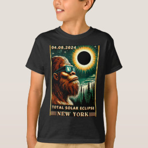 Neue vollständige Sonnenfinsternis York Bigfoot T-Shirt