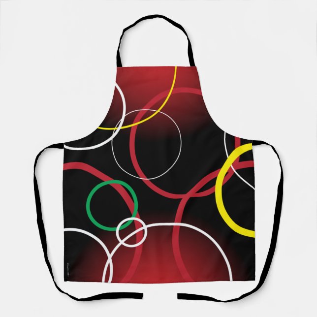 Neue Wave Airbrush All-over Print-Schürze Schürze (Vorderseite)