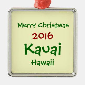 NEUE WEIHNACHTSfeiertags-VERZIERUNG 2016 KAUAIS Ornament Aus Metall