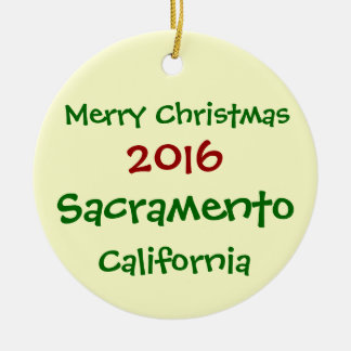 NEUE WEIHNACHTSverzierung 2016 SACRAMENTOS Keramik Ornament