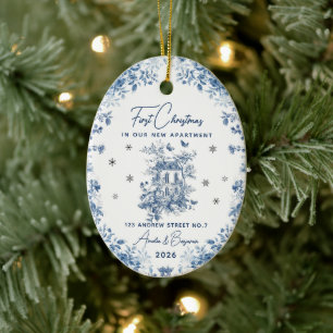 Neue Weihnachtswohnung Ornament