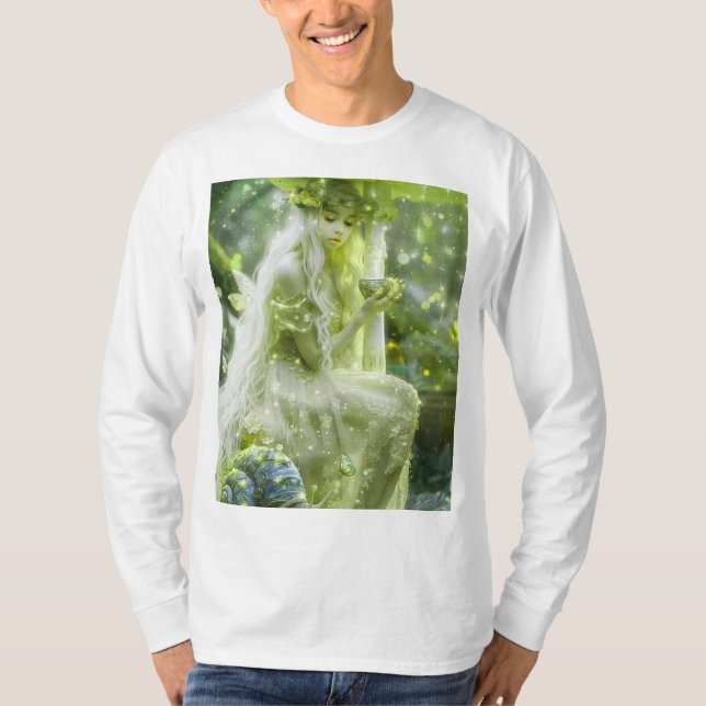 Neue weiße Hemden und Beste und Mädchen und Mann H T-Shirt (Vorderseite)