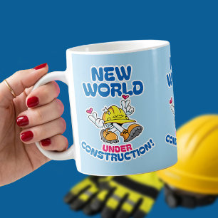 Neue Welt im Aufbau - JW-Freiwilliger Kaffeetasse
