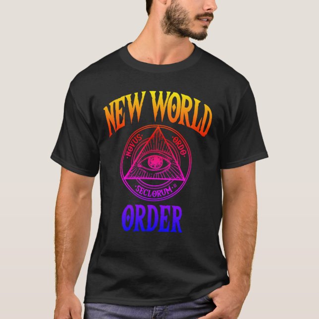 Neue Weltordnung Illuminati T-Shirt (Vorderseite)