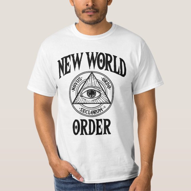 Neue Weltordnung Illuminati T-Shirt (Vorderseite)