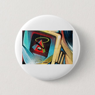 Neue Weltordnungs-Graffiti Button