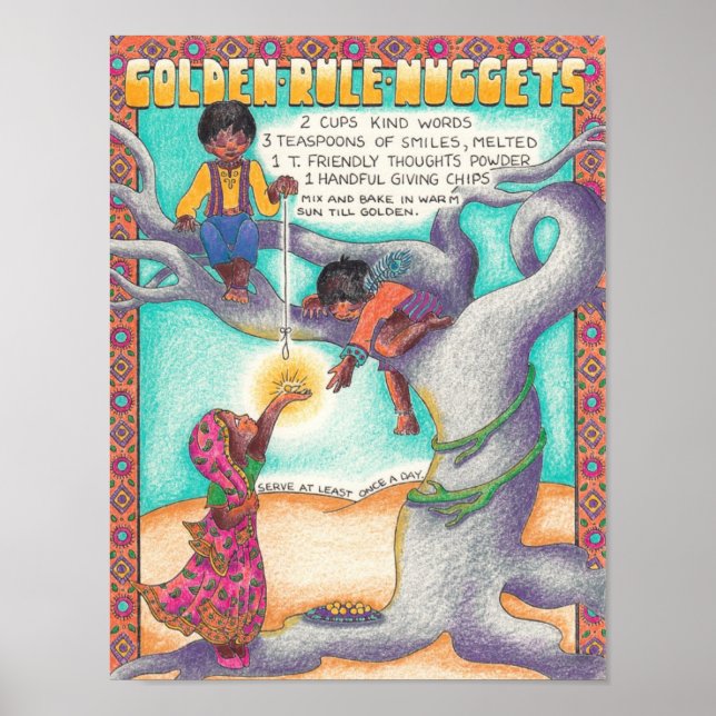 Neue Weltrezepte - Goldene Regeln - Nuggets Poster (Vorne)