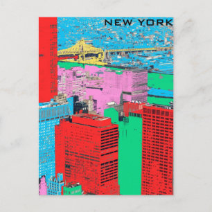 neue York Postkarte