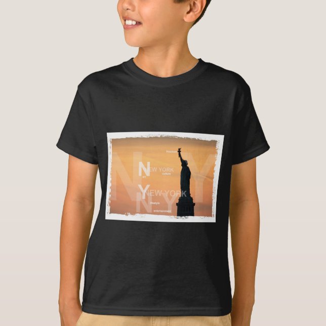 Neue york Stadt jede Statue der Freiheit usa T-Shirt (Vorderseite)
