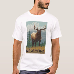 Neue YorkElk Szene T-Shirt