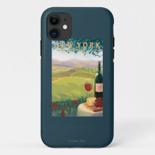 Neue YorkWine Land-Szene iPhone 11 Hülle
