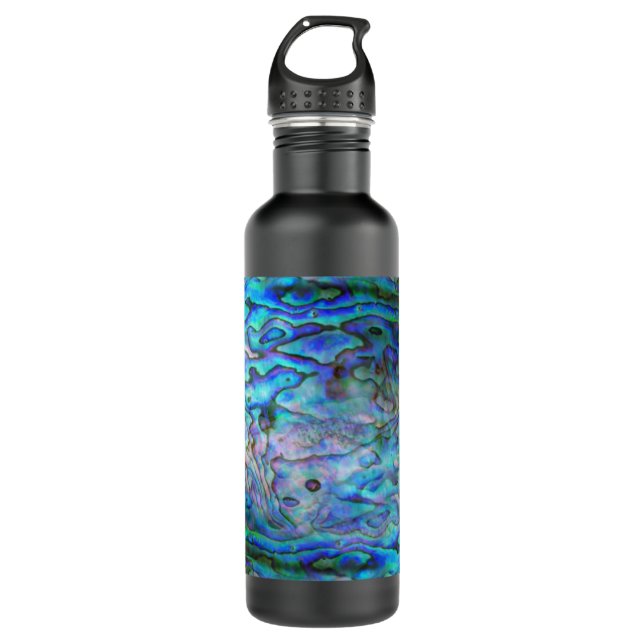 NEUE ZEALAND KARTE PAUA 710 ML WASSERFLASCHE EDELSTAHLFLASCHE (Vorderseite)