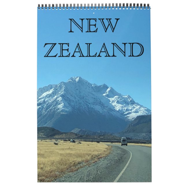 neue Zealand-Reisen (mit Standorten) Kalender (Titelbild)
