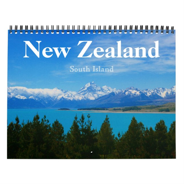 neue Zealand Südinsel 2025 Kalender (Titelbild)