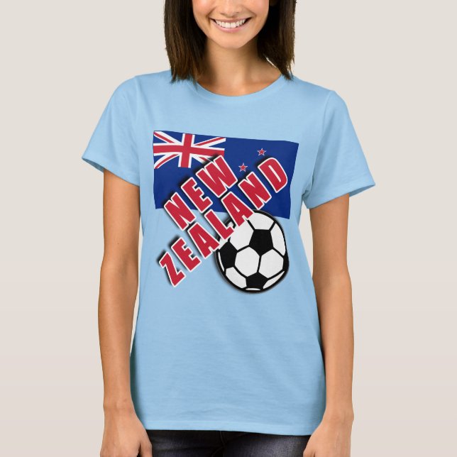 NEUE ZEALAND World Fußball Fan Tshirts (Vorderseite)