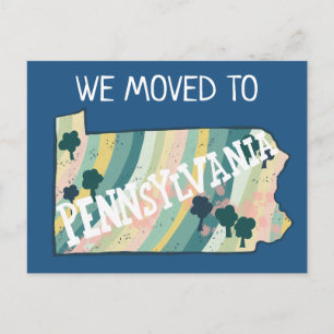 NEUE ZUHAUSE ADDRESS Pennsylvania Staat Karte